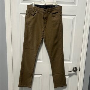 Jachs Men's Tan Slim Jeans